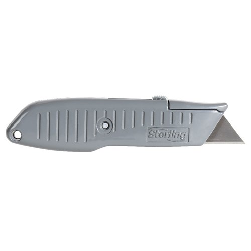 Ultra Grip Grey Retractable Knife with 3 Blades | Bulk