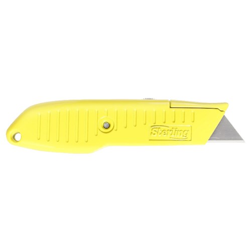 Ultra Grip Retractable Yellow Knife Bulk with 3 Blades