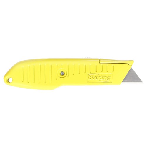 Ultra Grip Yellow Thumb-Lock Retractable Knife | Bulk