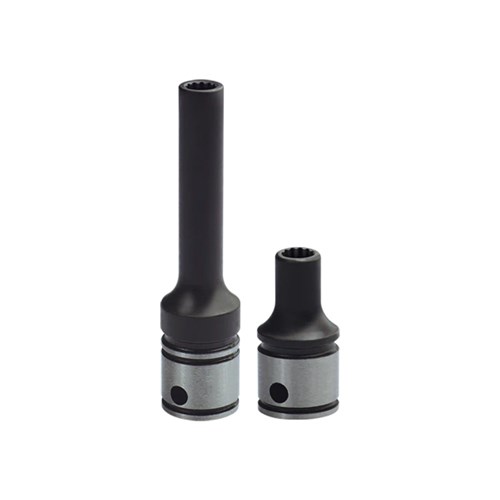 14mm x 1/4in Drive Deep 12 Point Socket Dual Action