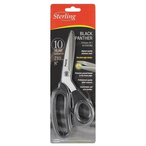 Curved Blade Black Panther Scissors