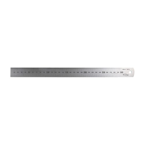 600mm/24in Matt Stainless Steel Rules Metric Imperial | Sheffield Group ...