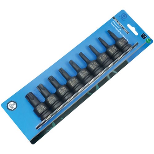 9 Piece 1/2 Drive Internal Torx Driver 55 Long Set