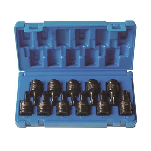 11 Piece 1/2 Drive Internal Torx Driver 55 Long Set