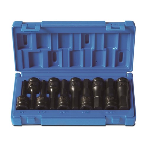 10 Piece 1/2 Drive Hex Driver Imperial Set