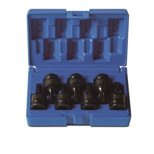 7 Piece 1/2 Drive Triple Square Driver Set