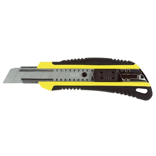 Rhino-Grip Yellow 18mm Auto-Lock Cutter