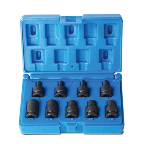 9 Piece 3/8 Drive E-Torx  Thin-wall Set