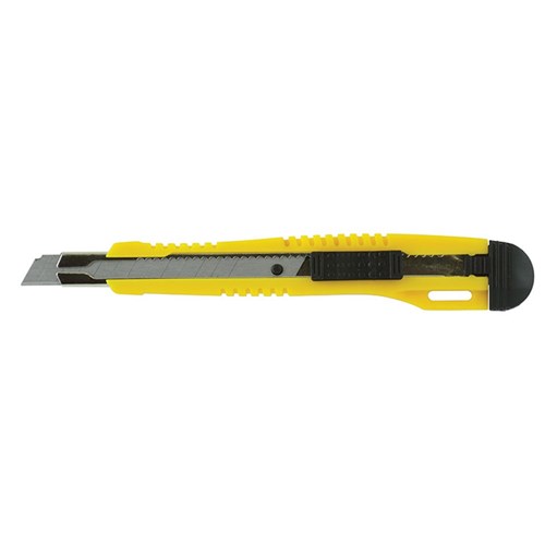 Yellow Plastic Auto-Lock Cutter 9mm