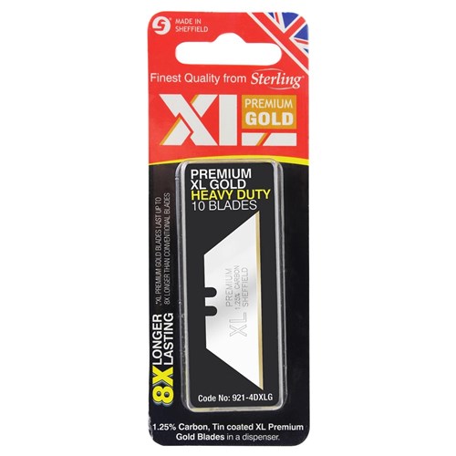 XL Premium Gold Heavy Duty Blades (x10)