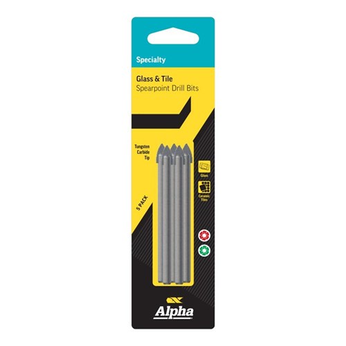 6.5mm Spearpoint Drill Bit x5 Trade Pack