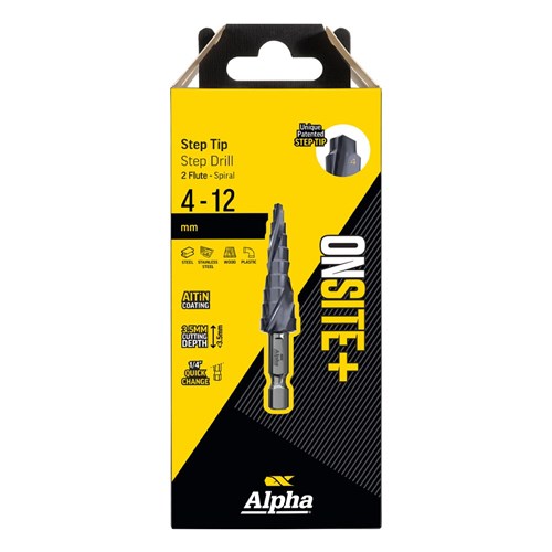 4-12mm | Onsite Plus Step Drill - Spiral Flute