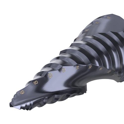 6-30mm | Onsite Plus Step Drill - Spiral Flute