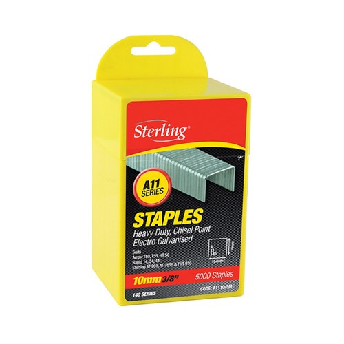 10mm A11 Style Staples - box 5000