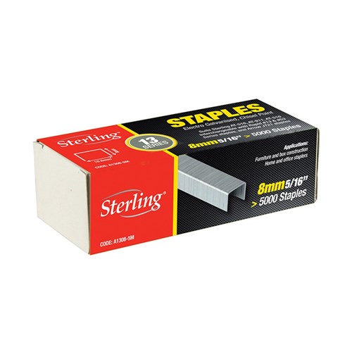 8mm 13 Series Staples (x5000)