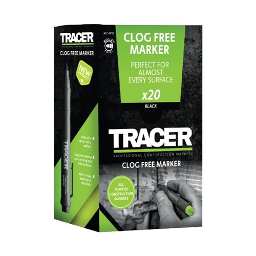 TRACER Clog Free Marker - Black - without Site Holster EACH