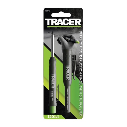 TRACER Deep Hole Construction Pencil with Site Holster 