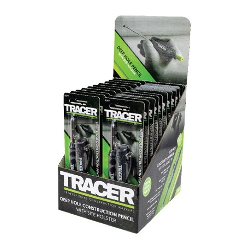 TRACER Deep Hole Construction Pencil with Site Holster 