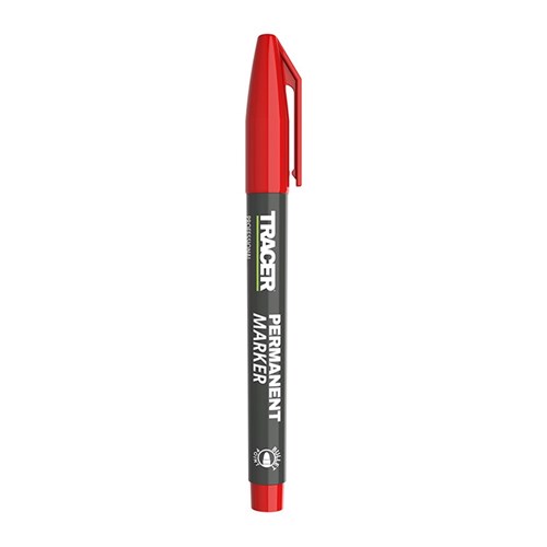 Tracer Permanent Construction Marker | Red