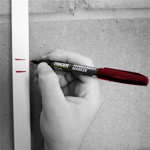 Tracer Permanent Construction Marker | Red