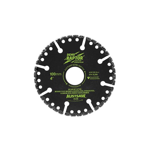 100mm (4in) | Demo Raptor Multi-Purpose Demolition Diamond Blade