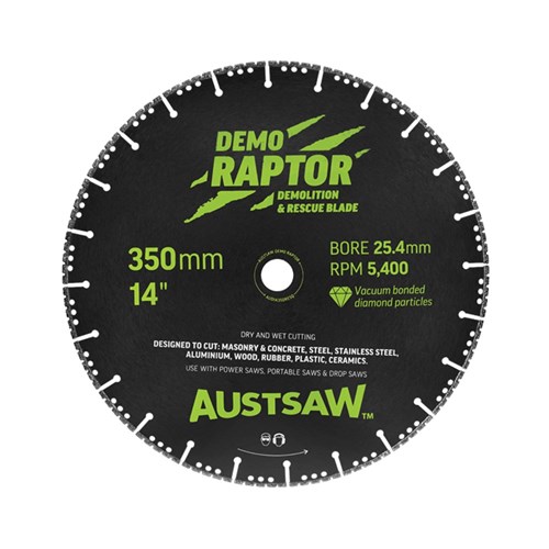 350mm (14in) | Demo Raptor Multi-Purpose Demolition Diamond Blade