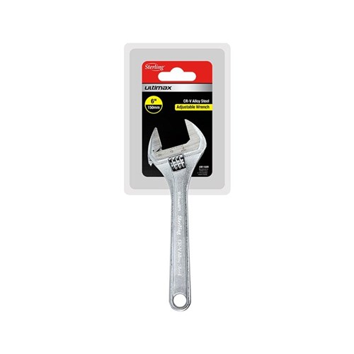 Sterling Adjustable Wrench 150mm (6in) Chrome Carded