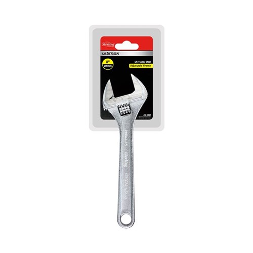 Sterling Adjustable Wrench 200mm (8in) Chrome Carded