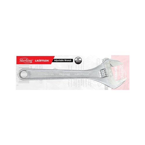 Sterling Adjustable Wrench 250mm (10in) Chrome OPP Bag