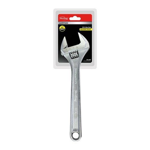 Sterling Adjustable Wrench 300mm (12in) Chrome Carded