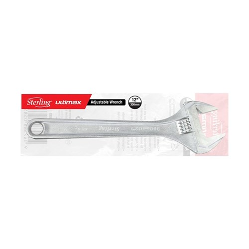 Sterling Adjustable Wrench 300mm (12in) Chrome OPP Bag