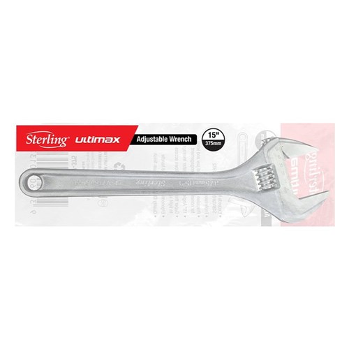 Sterling Adjustable Wrench 375mm (15in) Chrome OPP Bag