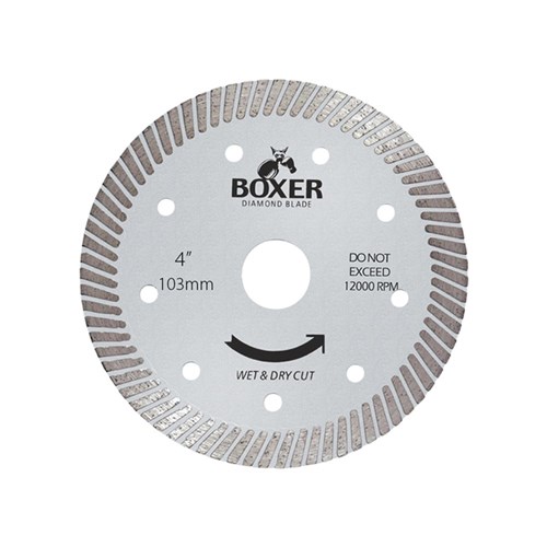 Austsaw/Boxer - 103mm (4in) Diamond Blade Boxer Ultra Thin - 16mm Bore - Ultra Thin