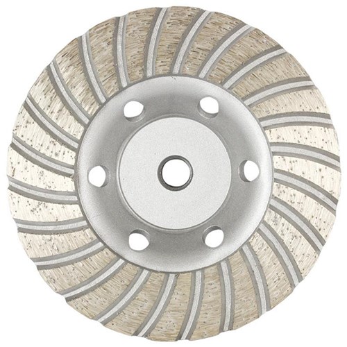 Austsaw/Boxer - 185mm (7in)   Diamond Cup Wheel Boxer  Turbo Row - M14 Thread Bore - Turbo Row