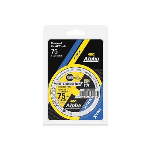 XTRA Cutting Disc 75 x 1.0mm | Carded 10 Pack