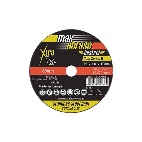 XTRA Cutting Disc 75 x 1.0mm | Carded 10 Pack