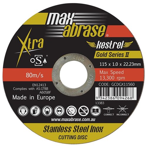 XTRA Cutting Disc 115 x 1.0mm | Carded 10 Pack