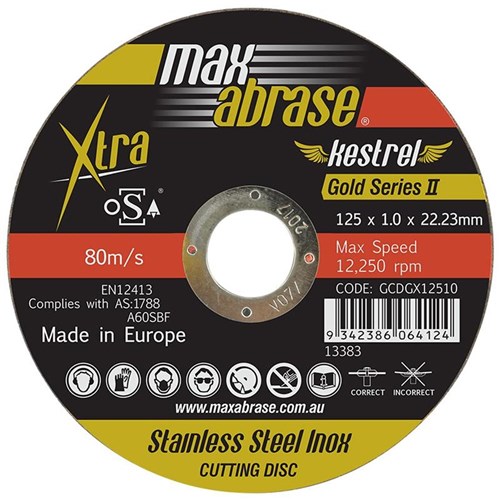 XTRA Cutting Disc 125 x 1.0mm | Carded 10 Pack
