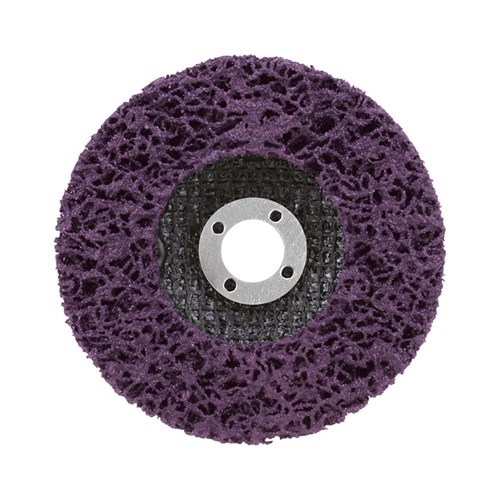 Clean & Strip Disc 100mm Purple ultra XTRA Carded