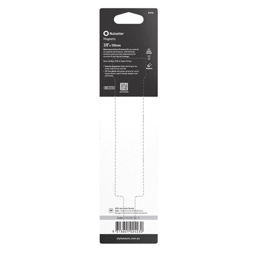 Nutsetter 3/8in x 150mm Magnetic Carded | 3 Pack