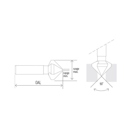 Countersink 3 Flute 14.4mm