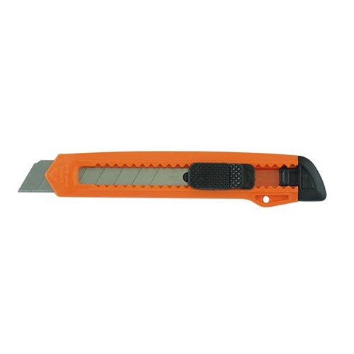 Orange 18mm Plastic Cutter Carded