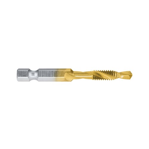 UNC 12G x 24 HSS Combination Drill & Tap | TiN Coated