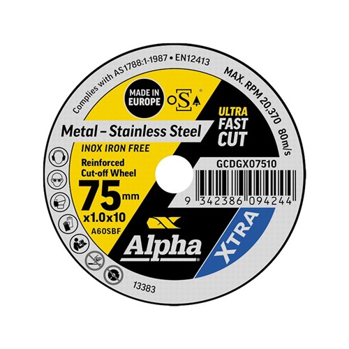 XTRA Cutting Disc 75 x 1.0mm | Bulk