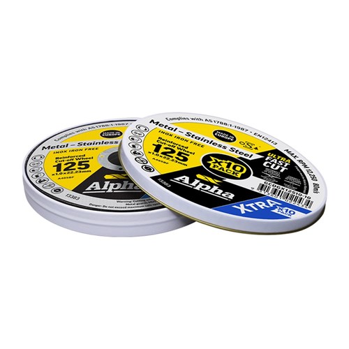 XTRA Cutting Disc 125 x 1.0mm Trade Tin | 10 Pack