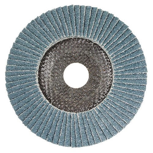 Flap Disc 115mm Z120 Grit Zirconia Alpha Bulk