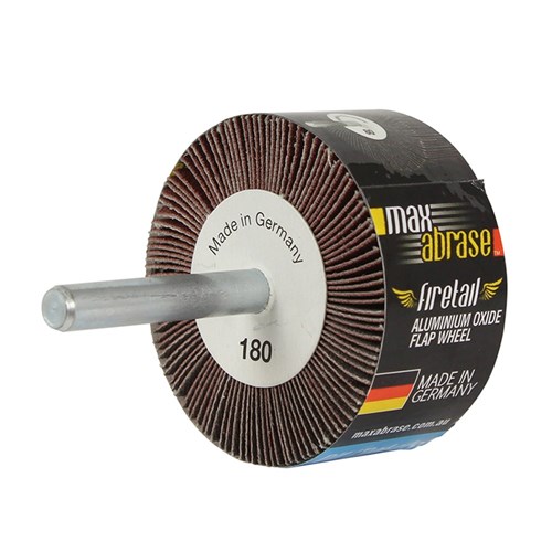 Flap Wheel Mounted 50 x 25 x 6mm A80 Grit AlOx Bulk