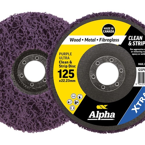 Clean & Strip Disc 125mm Purple ultra XTRA Bulk