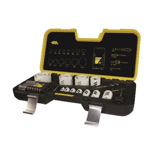 Electricians 19 Piece: Ultimate White Pointer Holesaw Kit