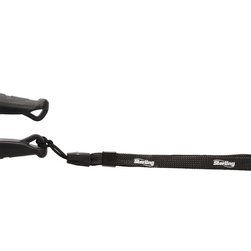 Sterling Black Polyester Lanyard Pk10